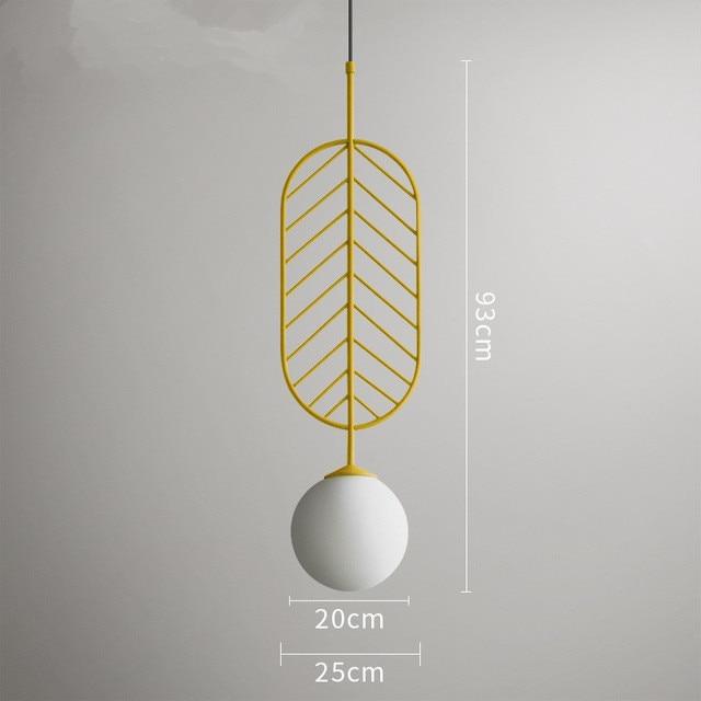 Calarbo™ Cosima - Modern Nordic Pendant Lamp Gold Large - 10" x 36.5" Light