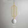 Calarbo™ Cosima - Modern Nordic Pendant Lamp Gold Large - 10" x 36.5" Light