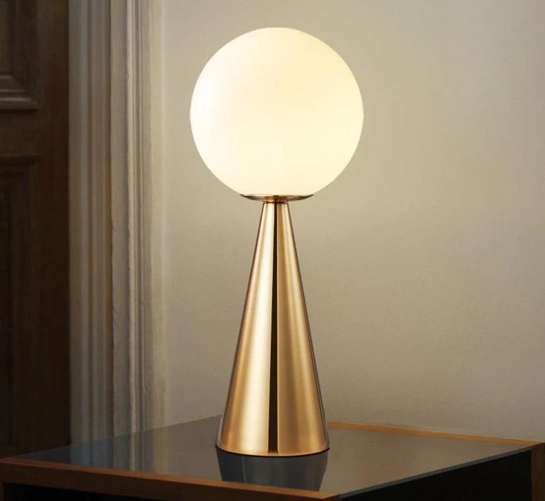 Calarbo™ Quinn - Cone Table Lamp Gold Base Light