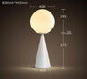 Calarbo™ Quinn - Cone Table Lamp White Base Light