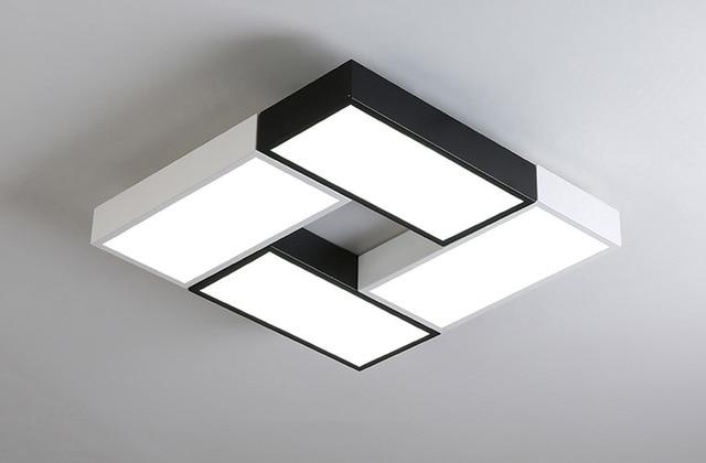 Calarbo™ Bodhi - Building Block Cube Ceiling Light Black & White Light