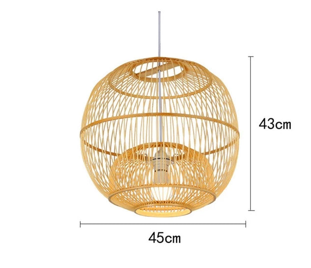 Calarbo™ Calico - Bamboo Pendant Hanging Light Light