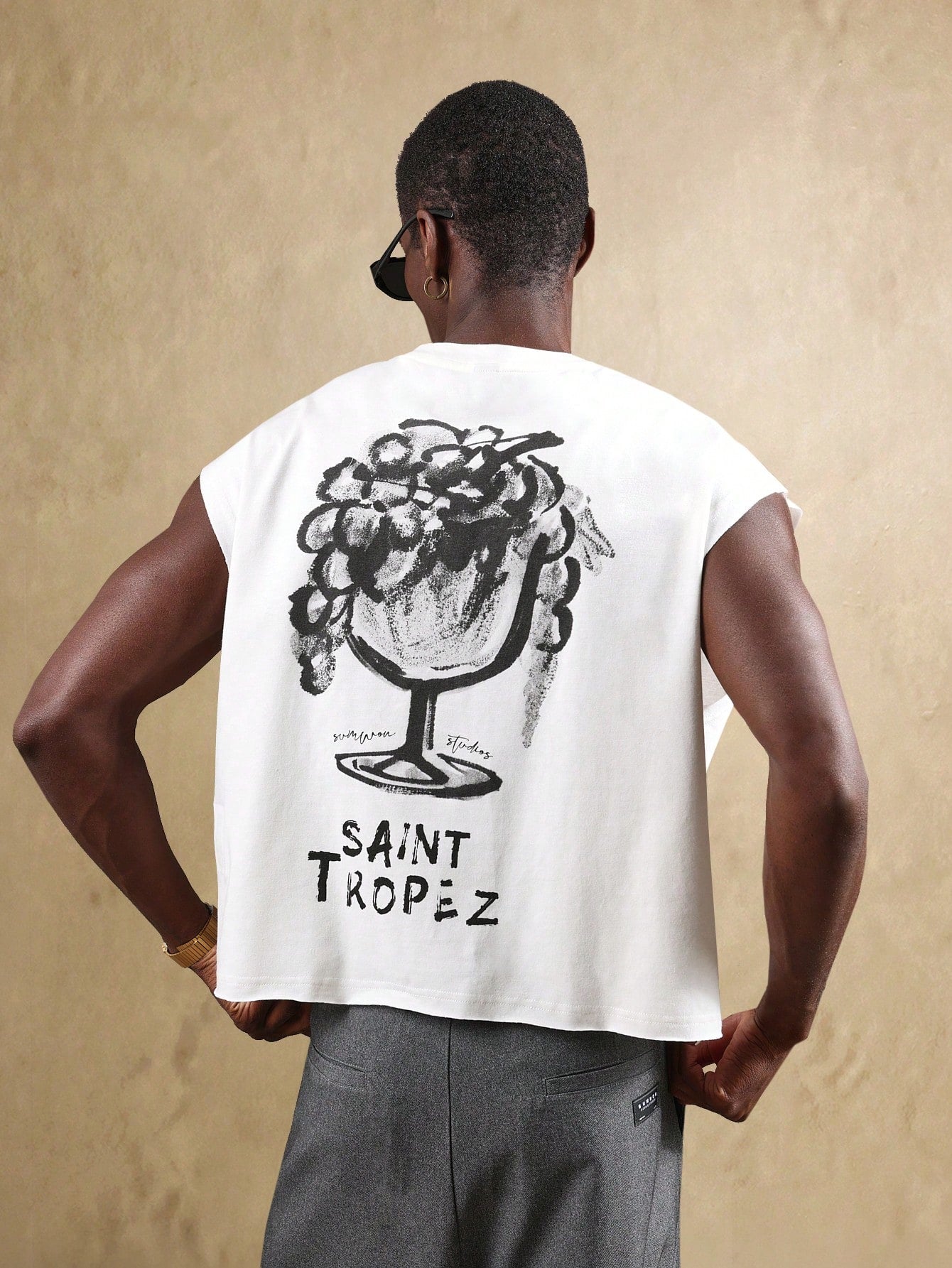 Saint Tropez Cropped Summer Tank tank
