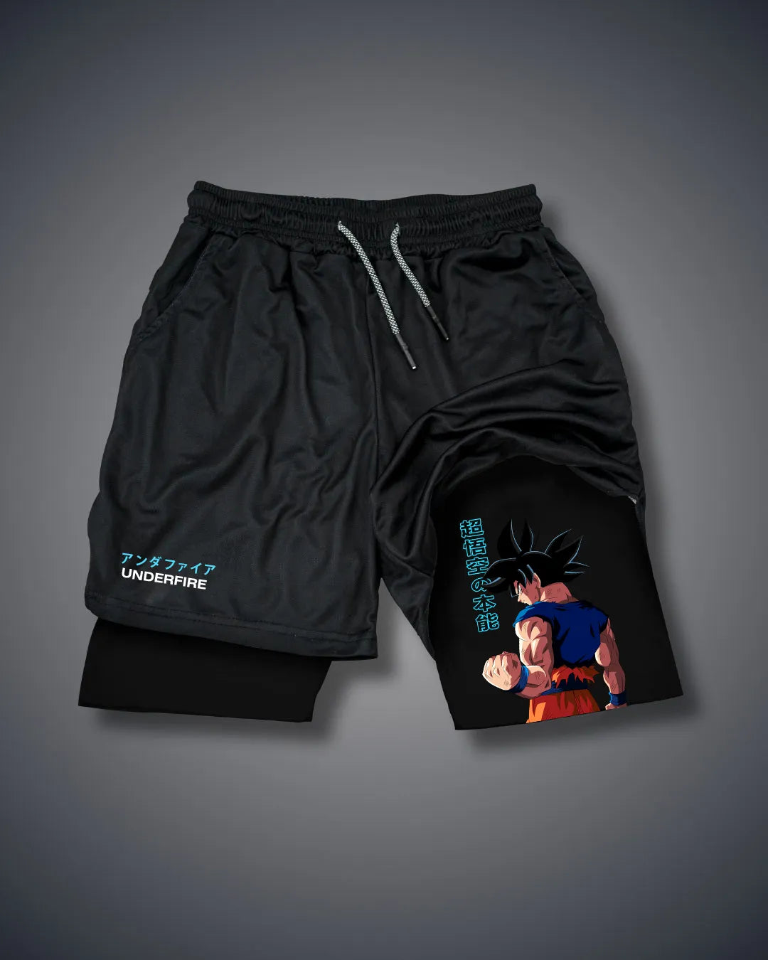 PREMIUM Anime X Gym Training Shorts 🔥⚔️ GOKU ULTRA Performance shorts