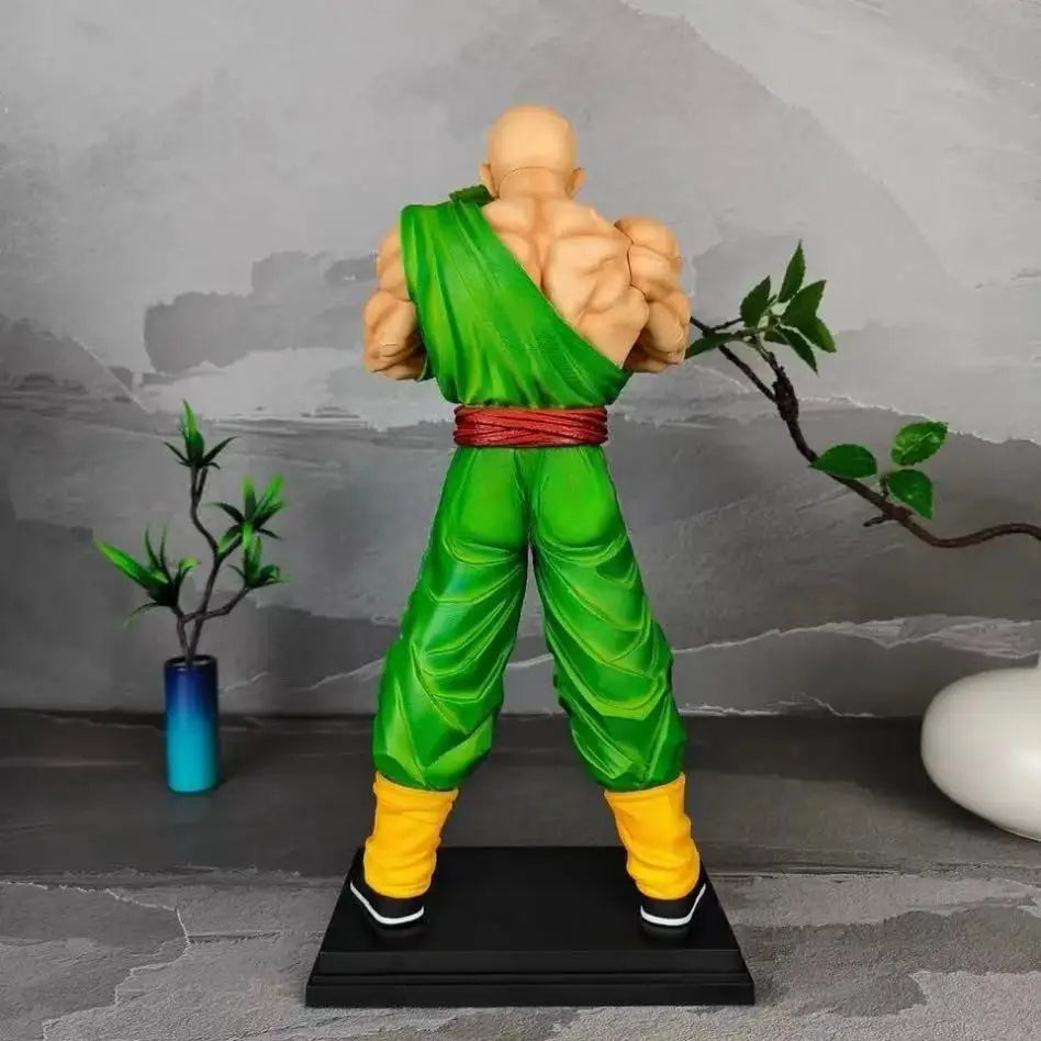 32cm Dragon Ball Anime Figure Tien Shin Han Action Figures Gk Figurine Fight Pvc Statue Collectible Model Ornament Custom Toys Action figure