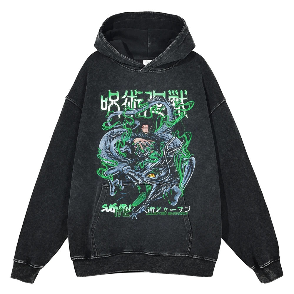 Geto Suguru Vintage Hoodie V1 Vintage Hoodies