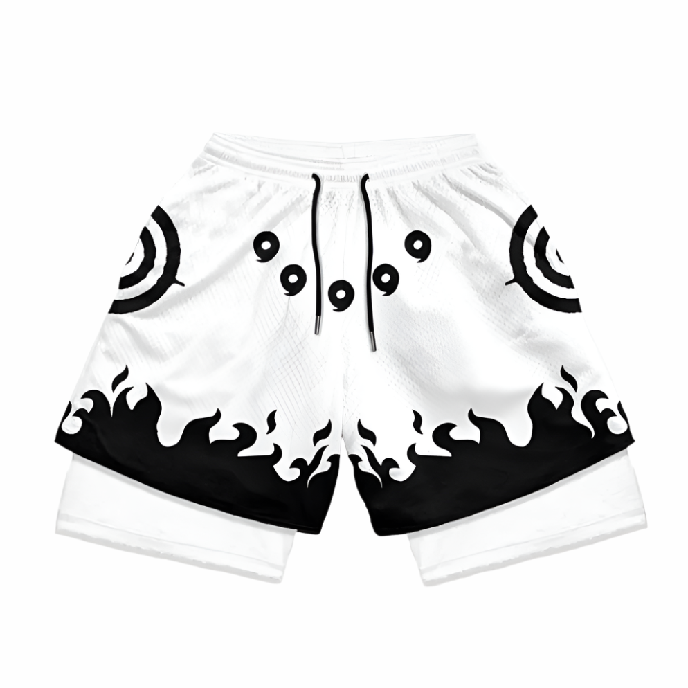 6 Paths Sage Mode Performance Shorts White Performance shorts