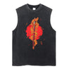 Demon Slayer Vintage Tank Top V2 Tank Tops