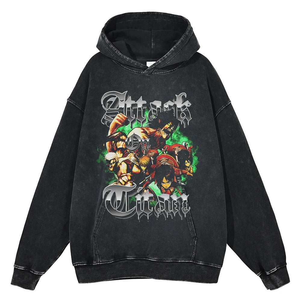 Attack on Titan Vintage Hoodie V5 Vintage Hoodies