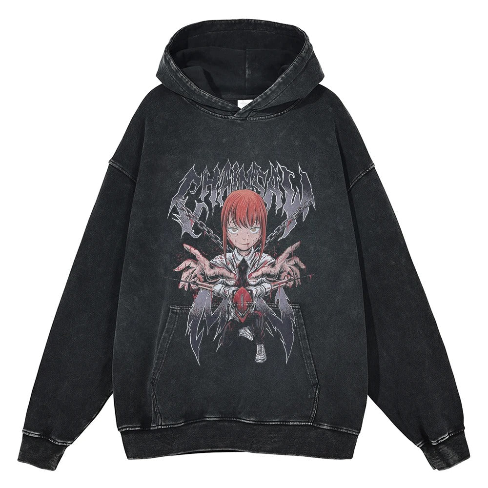 Chainsaw Man Vintage Hoodie V1 Vintage Hoodies
