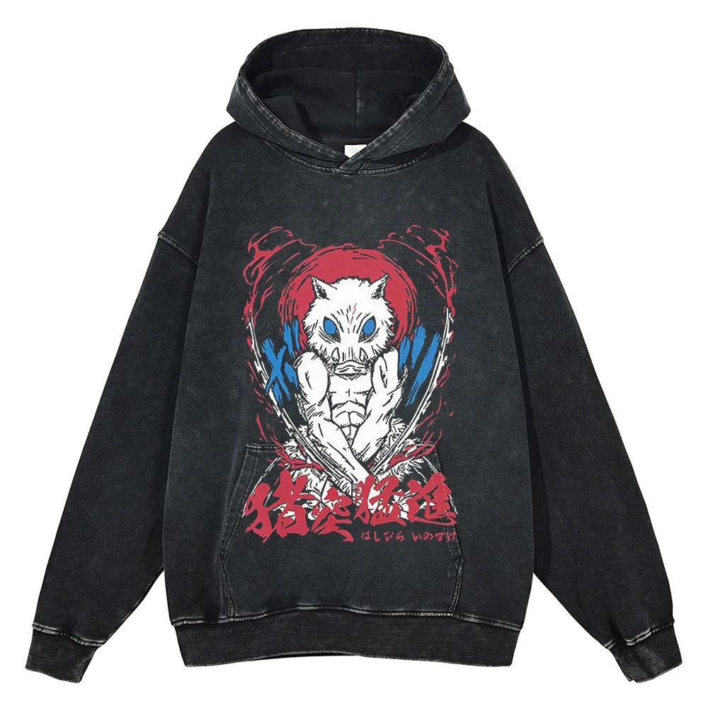Inosuke Vintage Hoodie V1 Vintage Hoodies