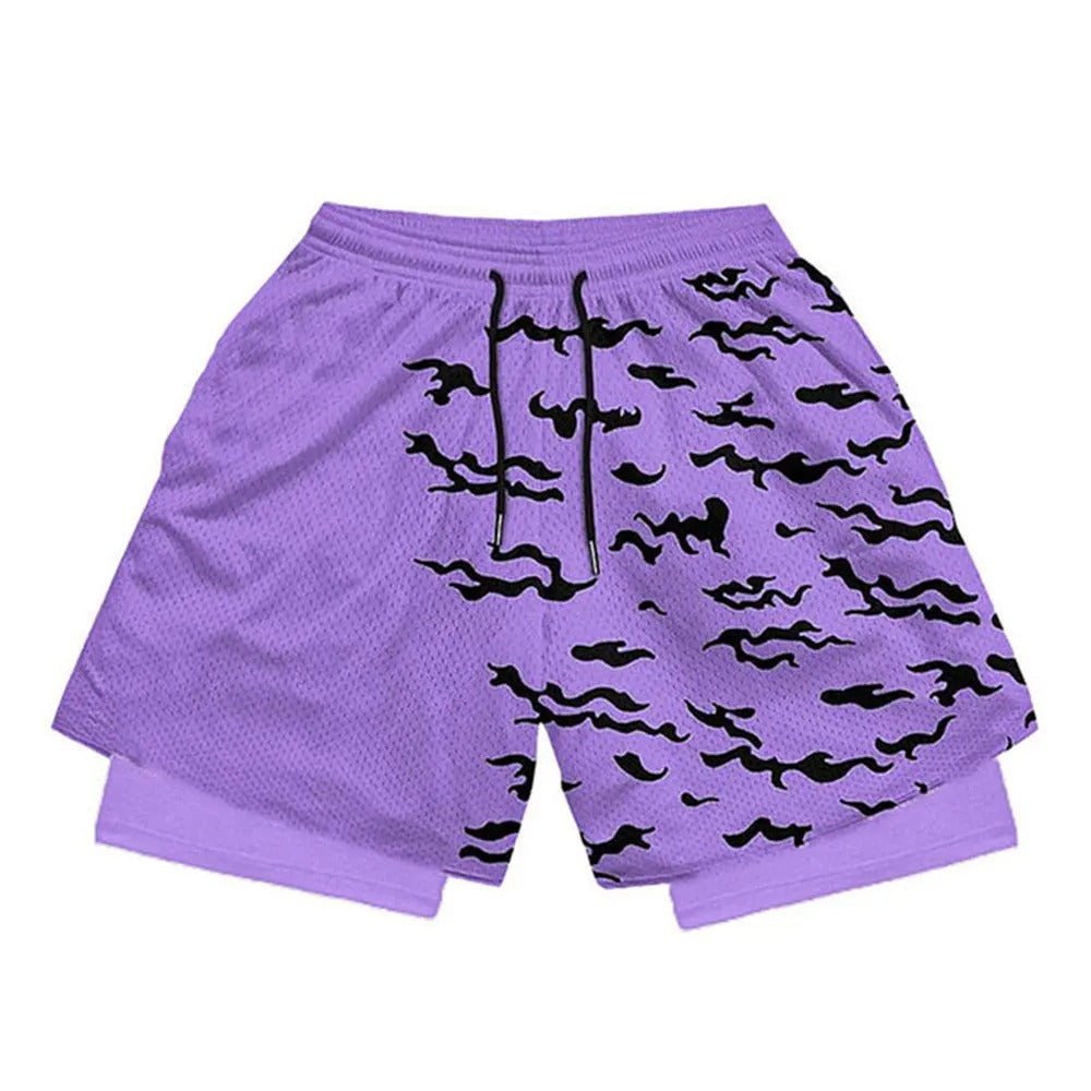 Curse Mark Performance Shorts Purple Performance shorts
