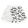 Curse Mark Performance Shorts White Performance shorts