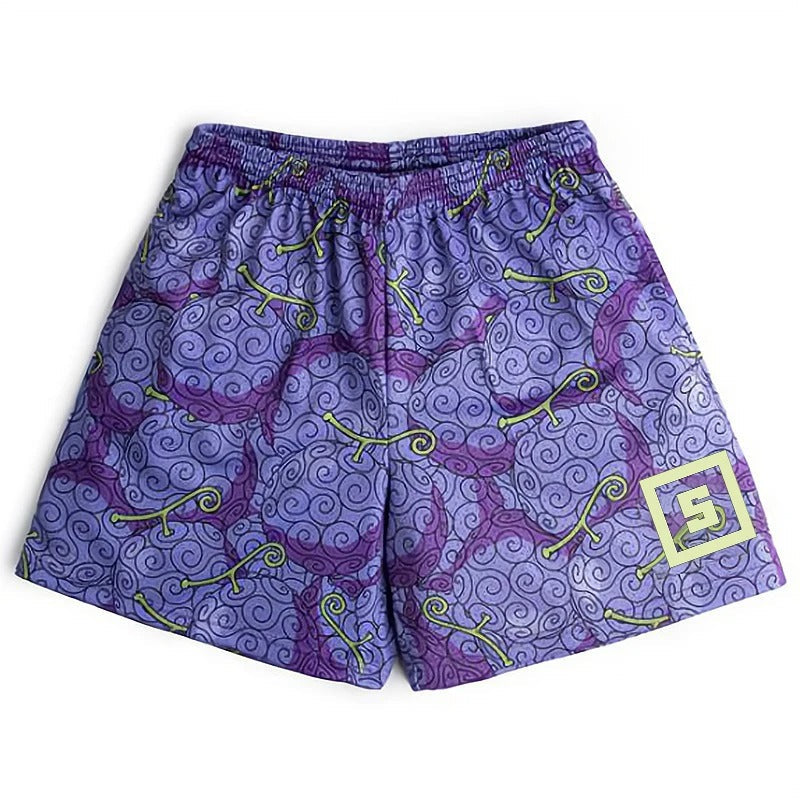 Monkey D. Luffy Devil Fruit Shorts Performance shorts