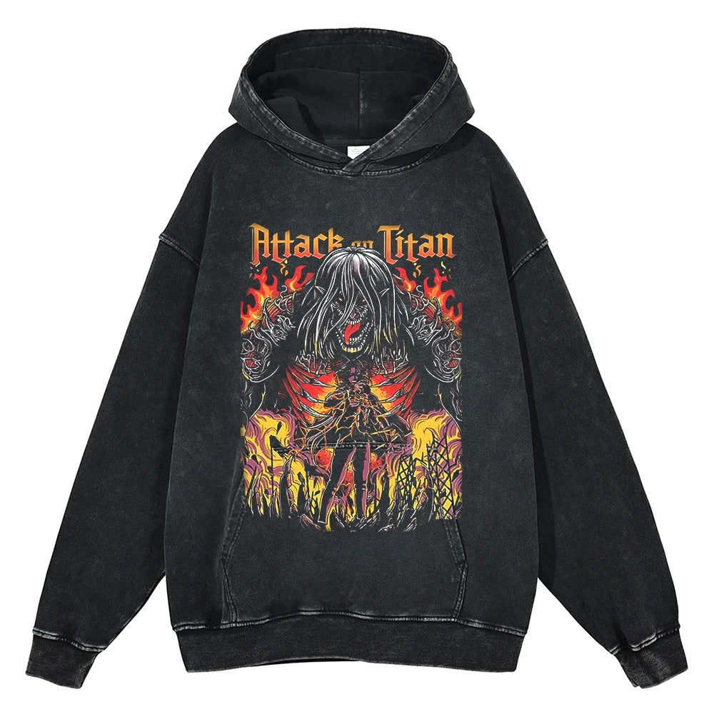 Attack on Titan Vintage Hoodie V1 Vintage Hoodies