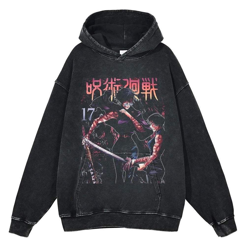 Maki Zenin Vintage Hoodie V1 Vintage Hoodies