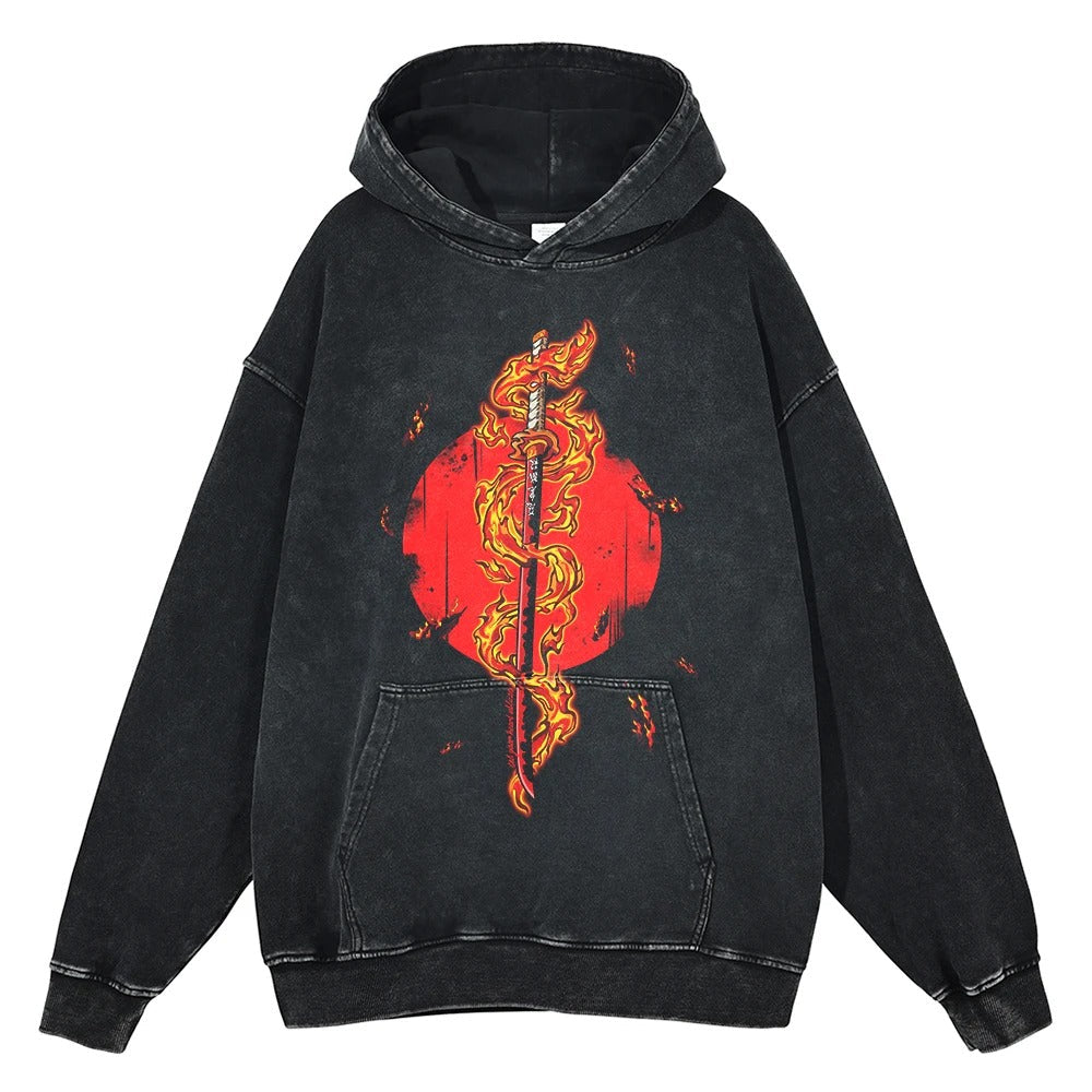 Demon Slayer Vintage Hoodie V3 Vintage Hoodies
