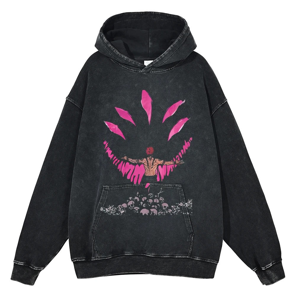 Sukuna Vintage Hoodie V1 Vintage Hoodies