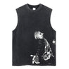 Gojo X Toji Vintage Tank Top Gojo Tank Tops