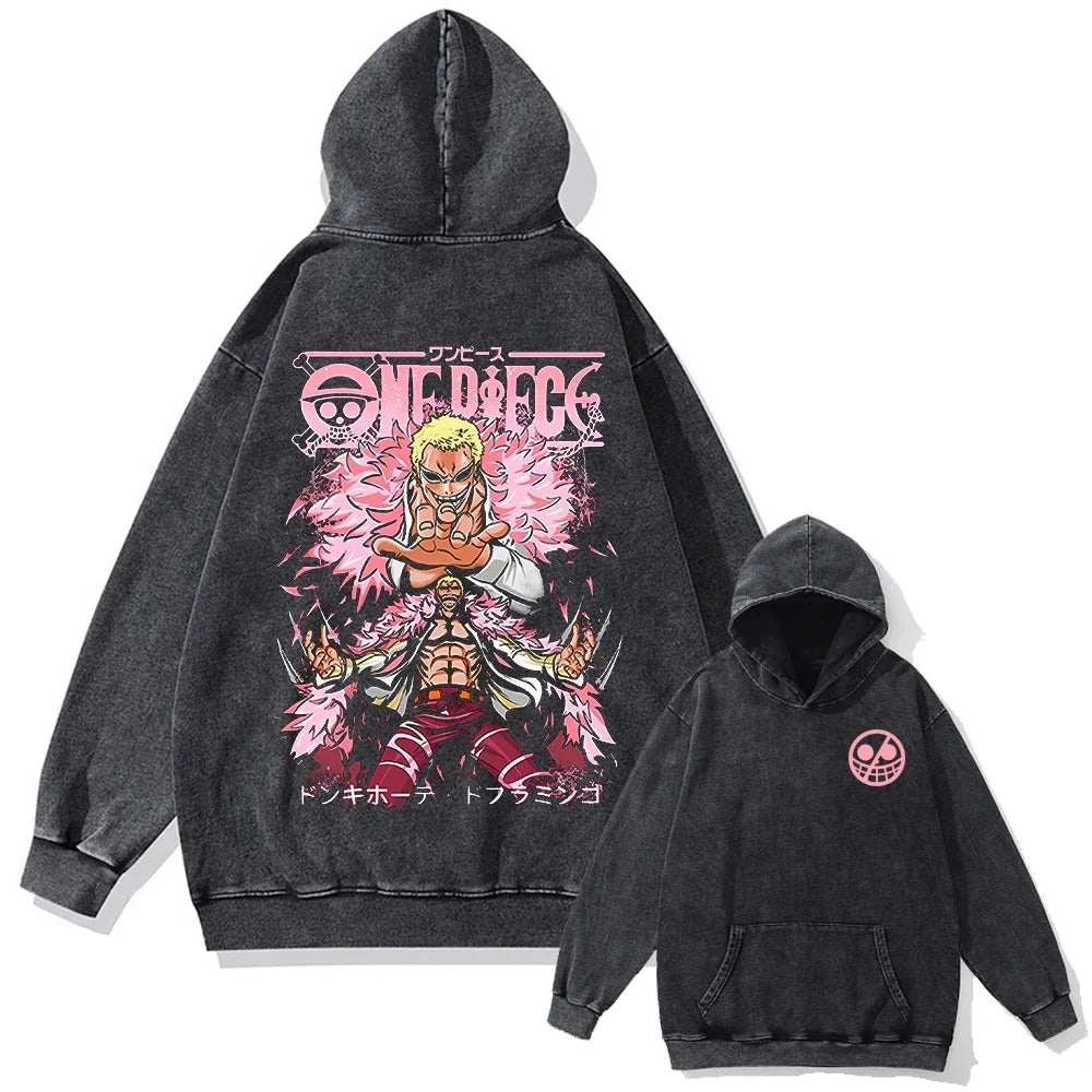Doflamingo Vintage Hoodie V1 Vintage Hoodies
