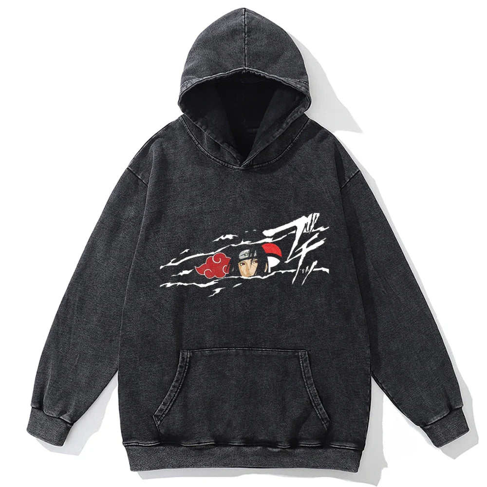 Itachi Uchiha Vintage Hoodie V1 Vintage Hoodies