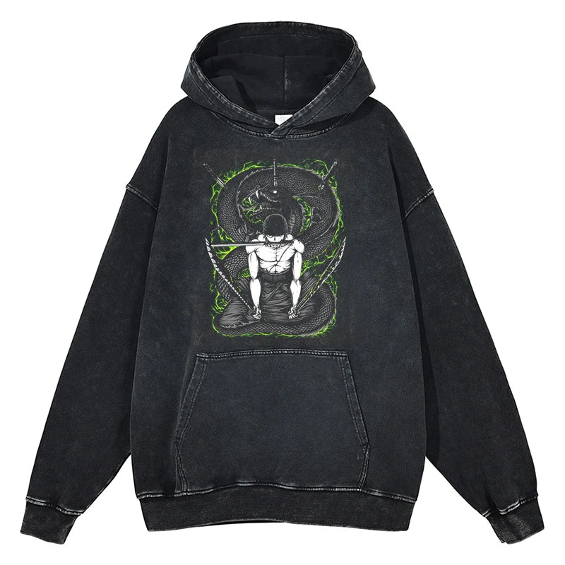 Zoro Vintage Hoodie V3 Vintage Hoodies