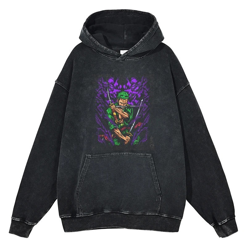 Zoro Vintage Hoodie V2 Vintage Hoodies