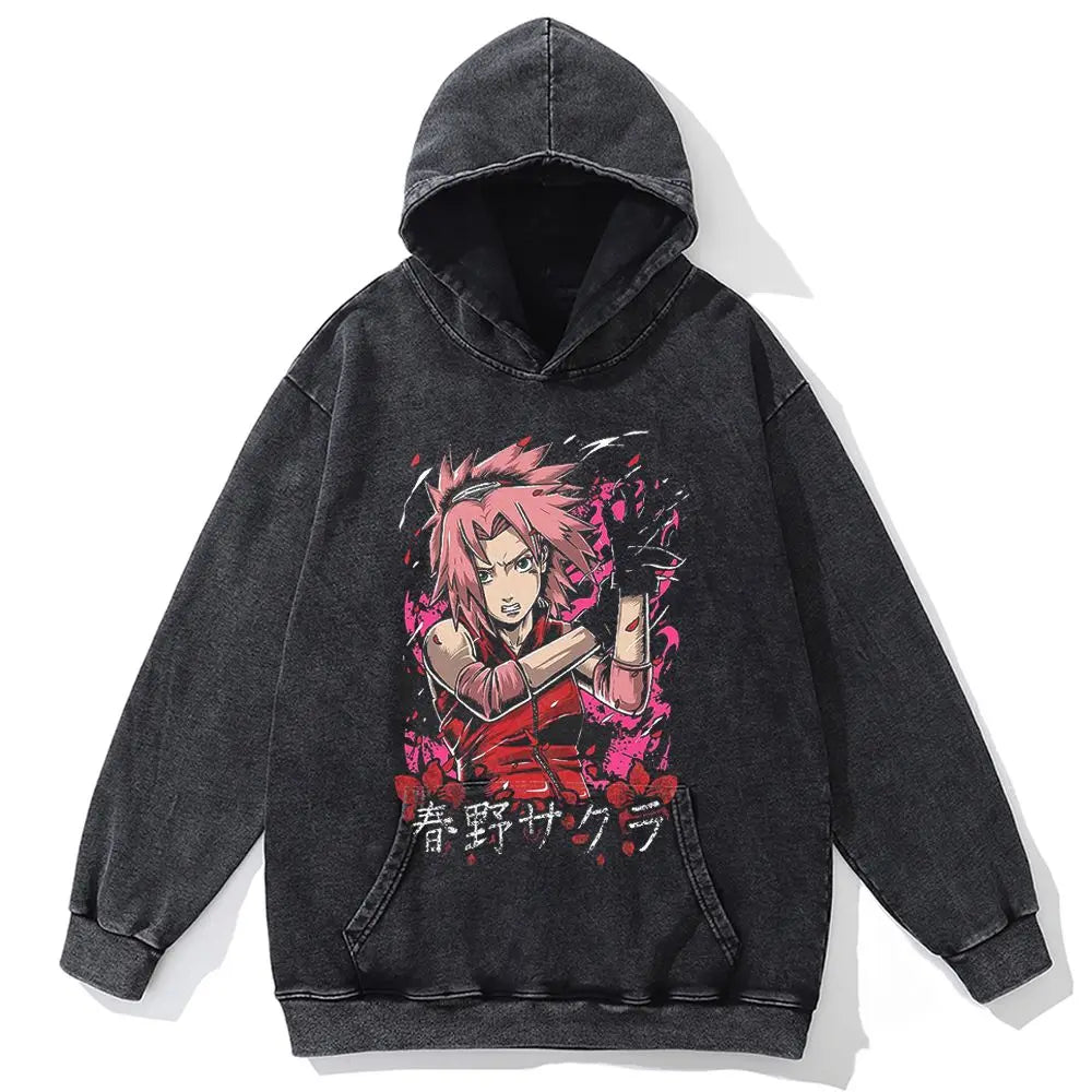 Sakura Vintage Hoodie V1 Vintage Hoodies