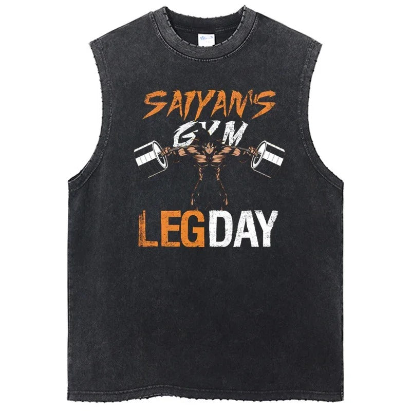 Goku Vintage Tank Top V2 Tank Tops