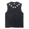 6 Paths Sage Mode Vintage Tank Top White Tank Tops