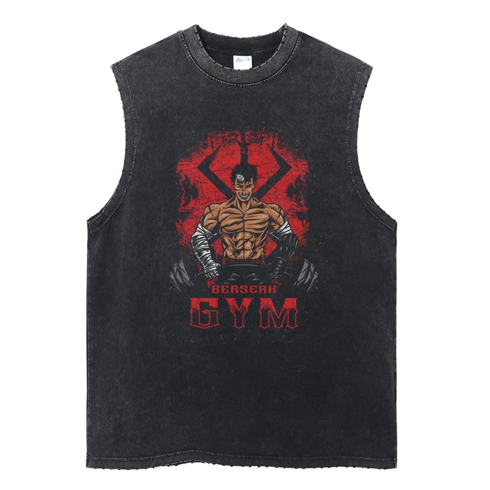 Berserk Gym Vintage Tank Top Tank Tops