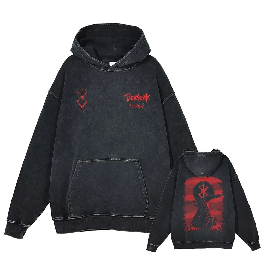 Berserk Vintage Hoodie V1 Vintage Hoodies