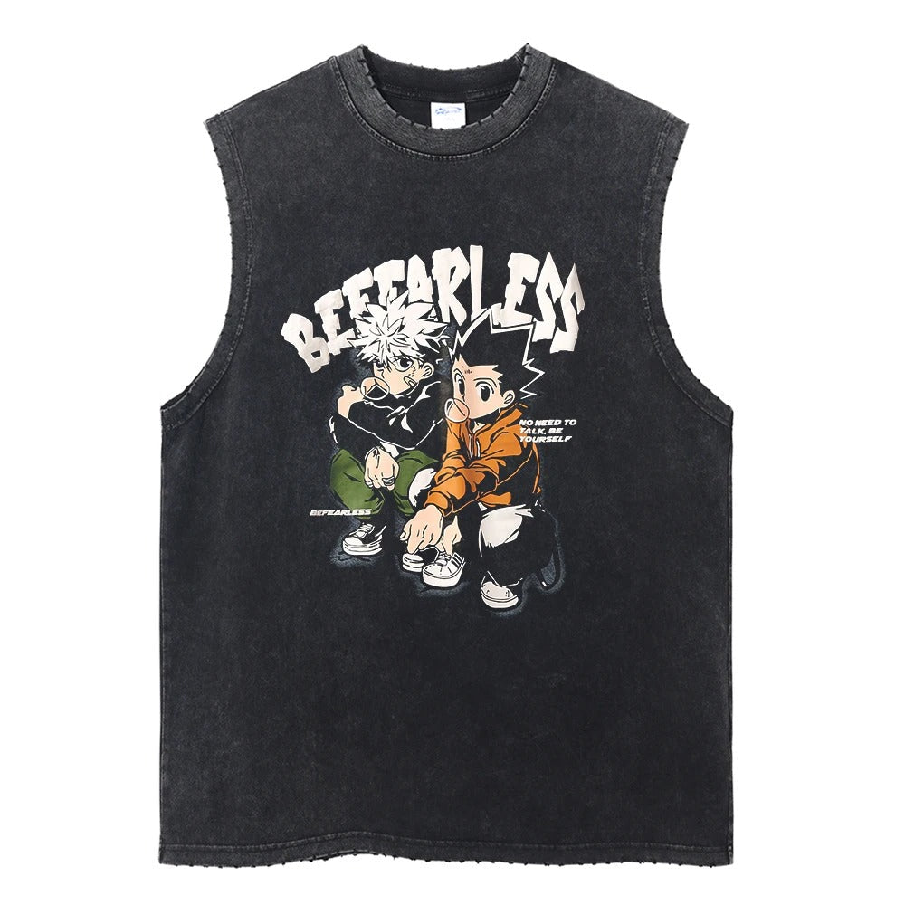 Killua X Gon Vintage Tank Top Tank Tops