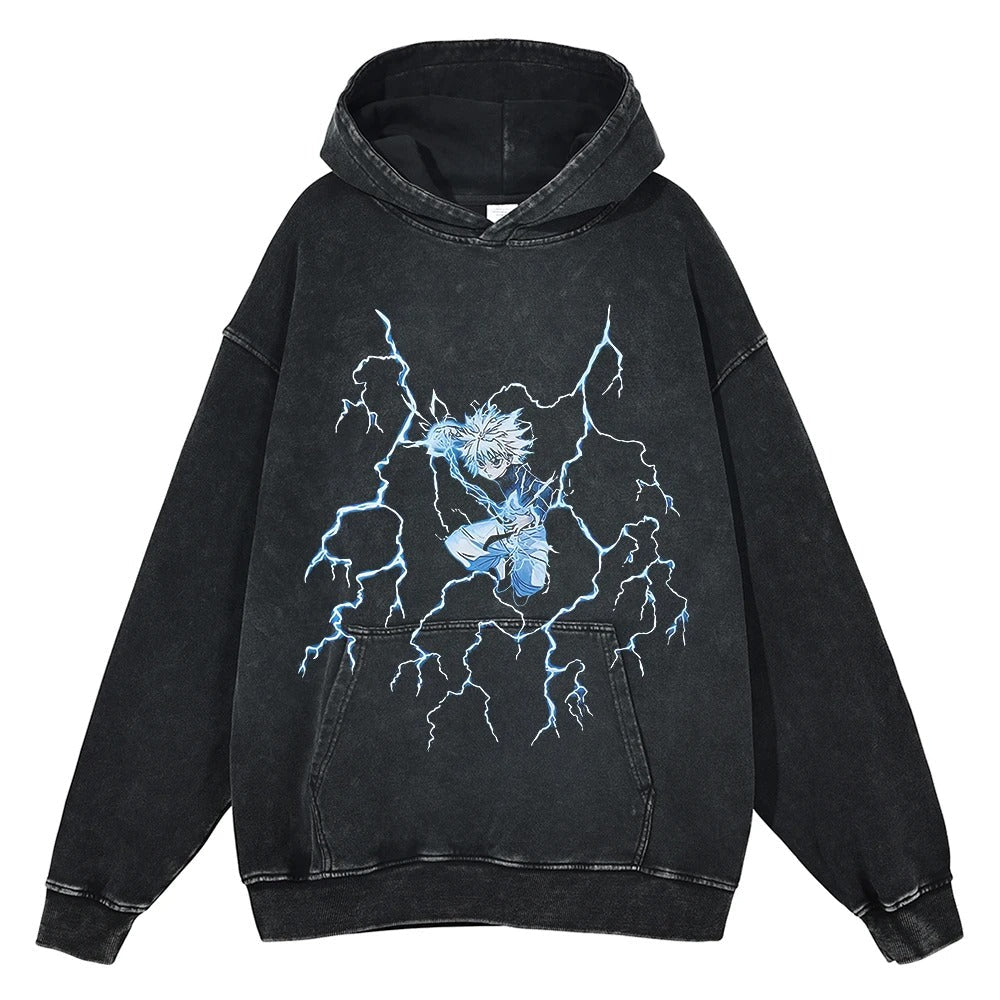 Killua Vintage Hoodie V3 Vintage Hoodies