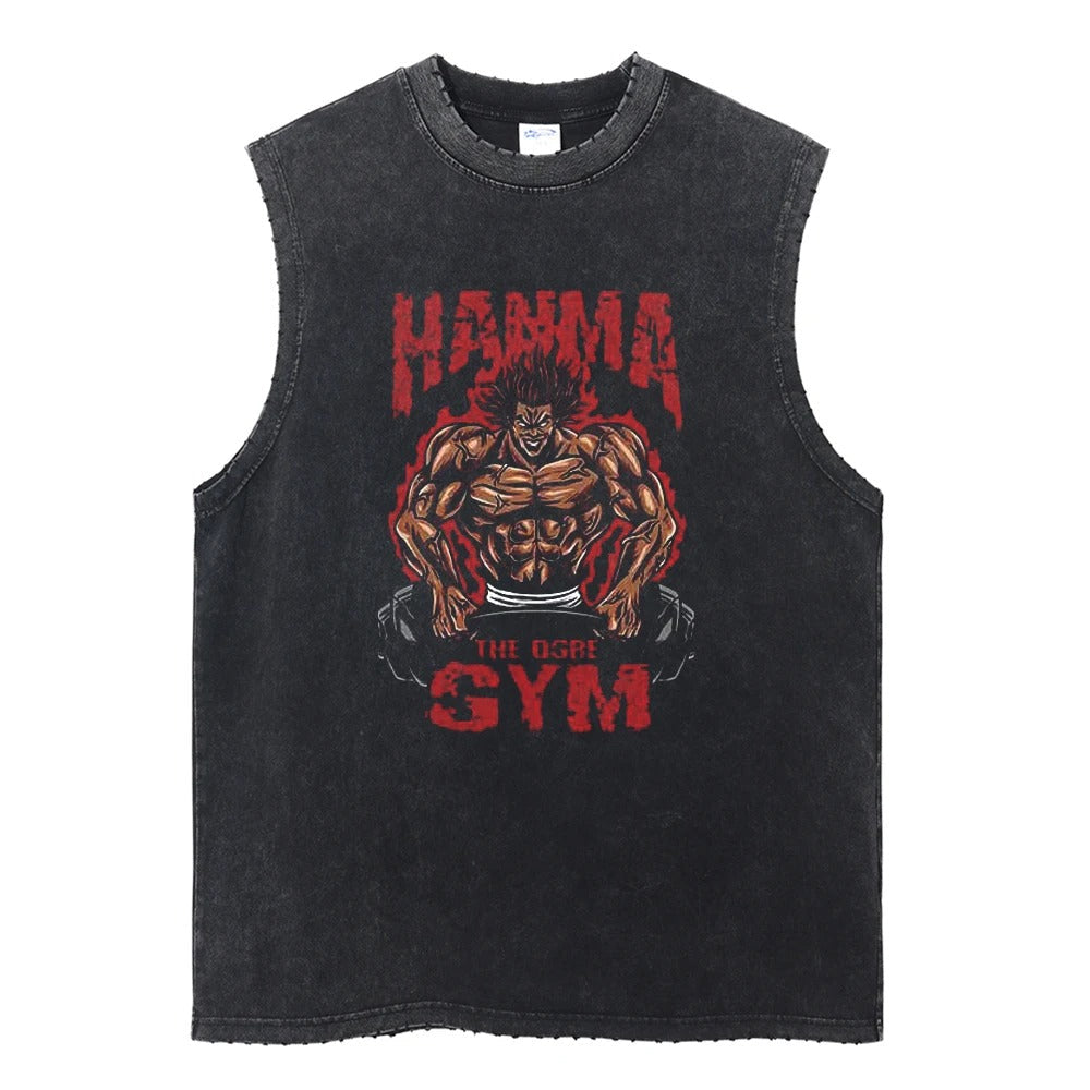Yujiro Hanma Vintage Tank Top Tank Tops