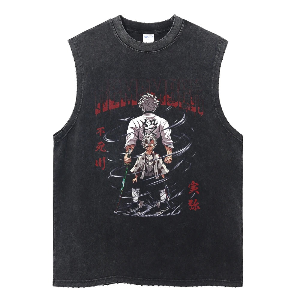 Sanemi Vintage Tank Top V1 Tank Tops