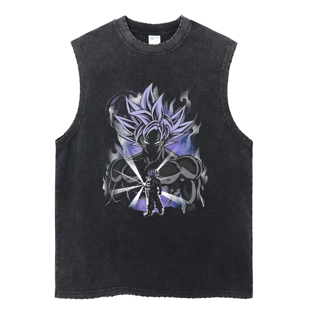 Goku Vintage Tank Top V3 Tank Tops