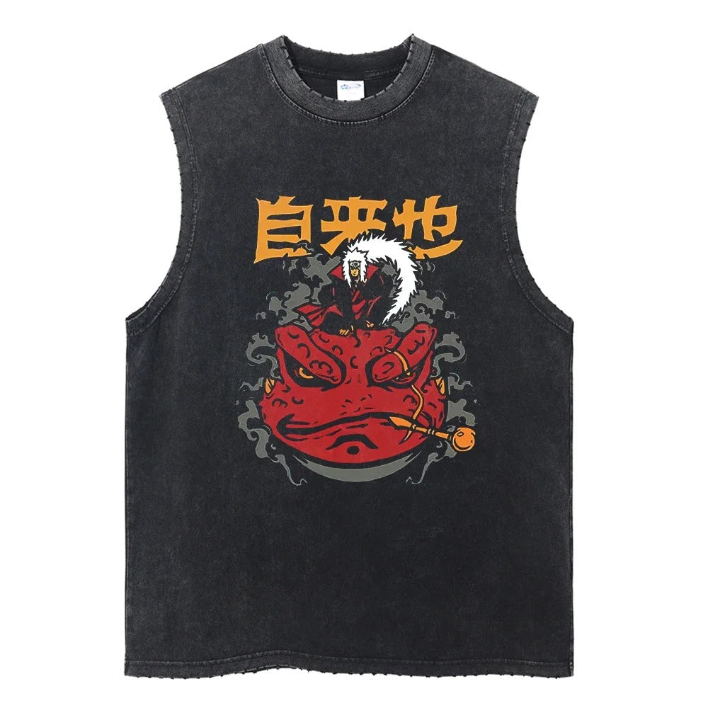 Jiraya Vintage Tank Top V1 Tank Tops