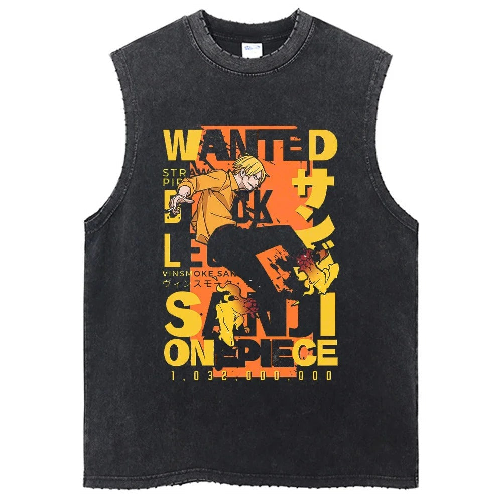 Sanji Vintage Tank Top V2 Tank Tops