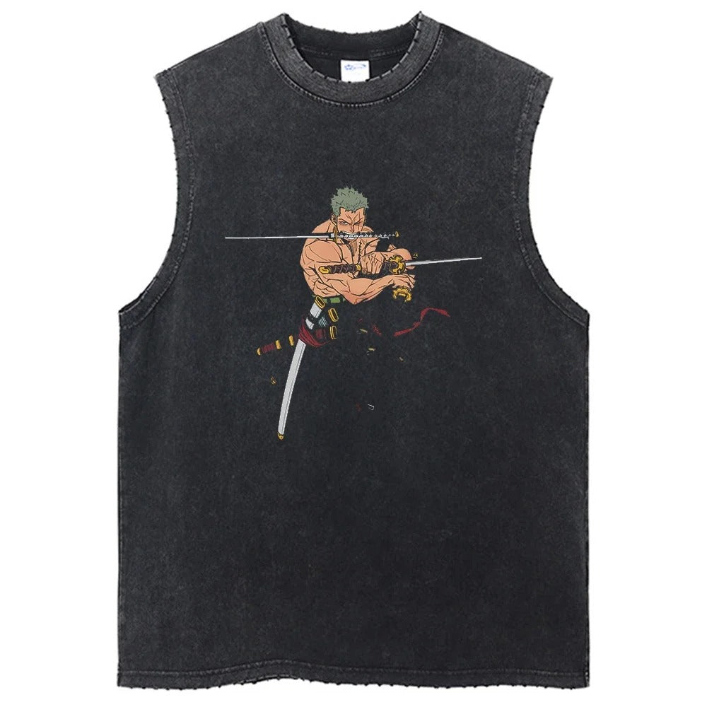 Zoro Vintage Tank Top V5 Tank Tops
