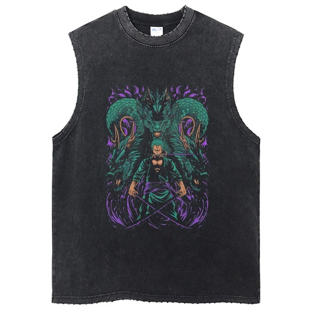 Zoro Vintage Tank Top V2 Tank Tops