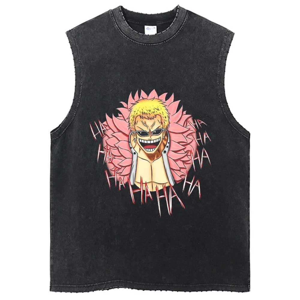 Doflamingo Vintage Tank Top V2 Tank Tops
