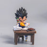 Dragon Ball Z Vegeta Figure Son Goku Son Gohan Kuririn Android 18 Eating 8cm Pvc Action Figures Collection Model Toys Gifts Vegeta No box