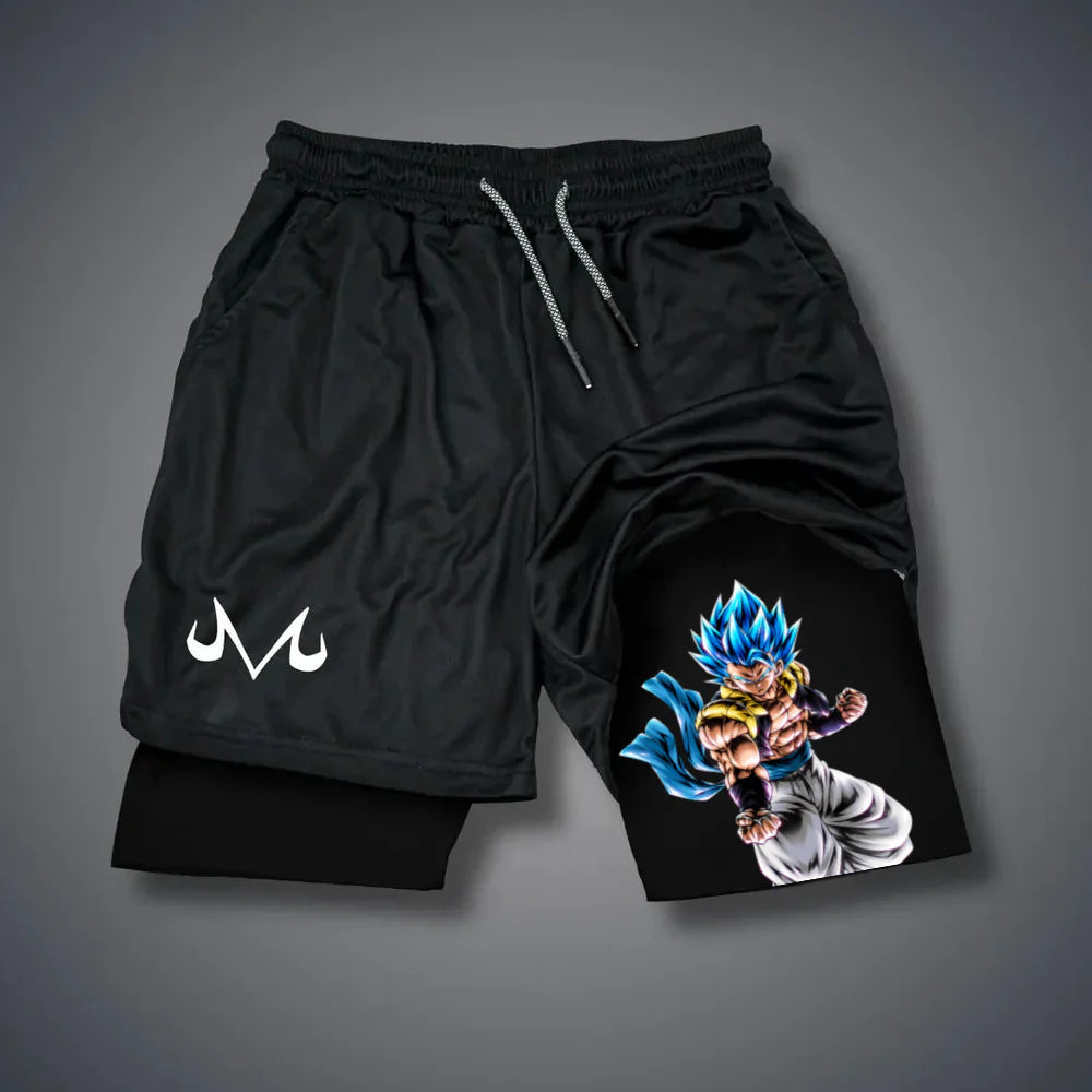 Dragon Ball Z Super Siayan Blue Goku Performance Shorts Performance shorts