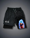 Dragon Ball Z Goku Blue Performance Shorts Performance shorts