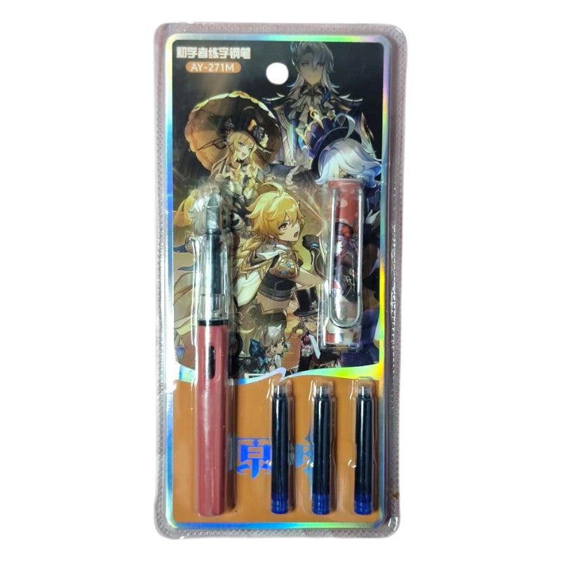 DreamDrip Inky Companions Pen Peach Fountain Pen