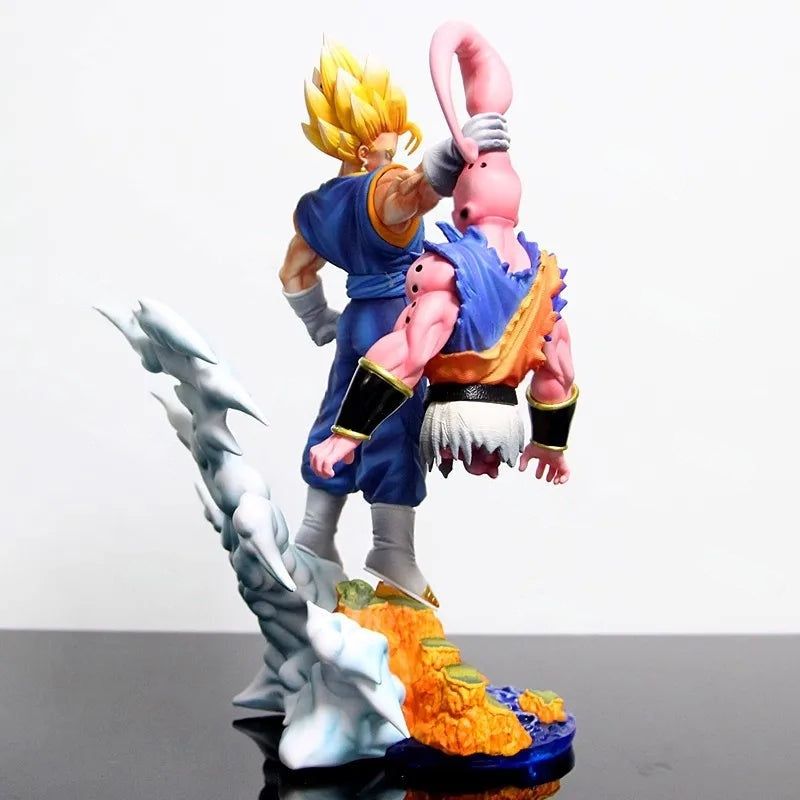Anime Dragon Ball Son Goku Figure Super Saiyan Goku Vs Majin Buu Action Figures Statue Collection Model Kids Toys Birthday Gifts