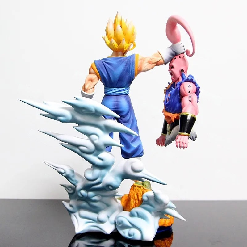 Anime Dragon Ball Son Goku Figure Super Saiyan Goku Vs Majin Buu Action Figures Statue Collection Model Kids Toys Birthday Gifts