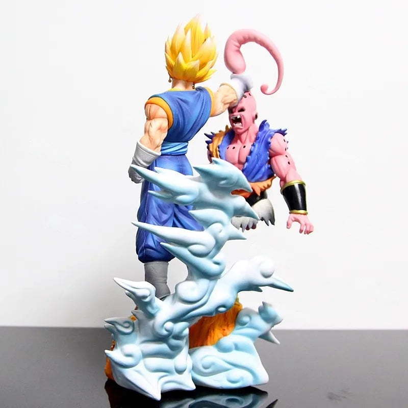 Anime Dragon Ball Son Goku Figure Super Saiyan Goku Vs Majin Buu Action Figures Statue Collection Model Kids Toys Birthday Gifts