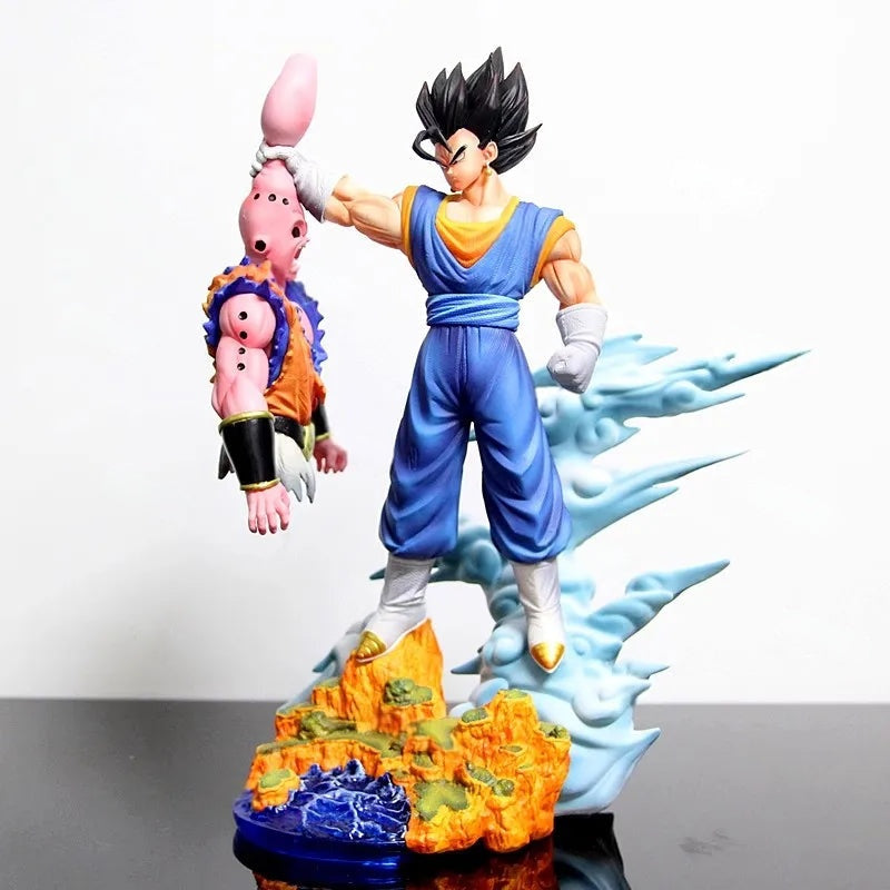Anime Dragon Ball Son Goku Figure Super Saiyan Goku Vs Majin Buu Action Figures Statue Collection Model Kids Toys Birthday Gifts